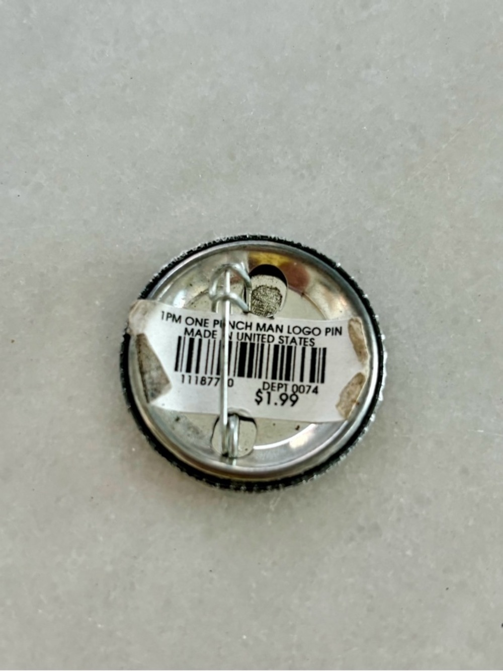 One Punch Man Button Pin - Picture 3 of 4